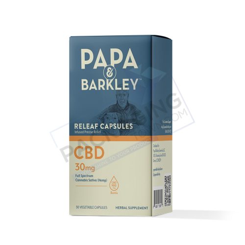 CBD Pain Relief Capsules | Custom CBD Pain Relief Capsule | Packaging Town